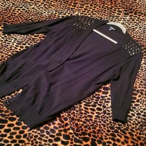 Studded Sweater Cardigan